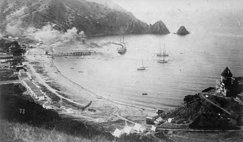 Catalina Island, view of the Bay at Avalon