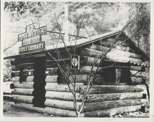 Silverado Post Office and Free Library, ca. 1931