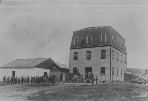 Opening of the flour mill at Olive, Santa Ana