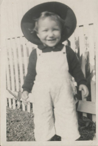 Karen McNeil in Huntington Beach, 1949