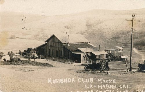 Hacienda Club House, Hacienda County Club, La Habra, 1925