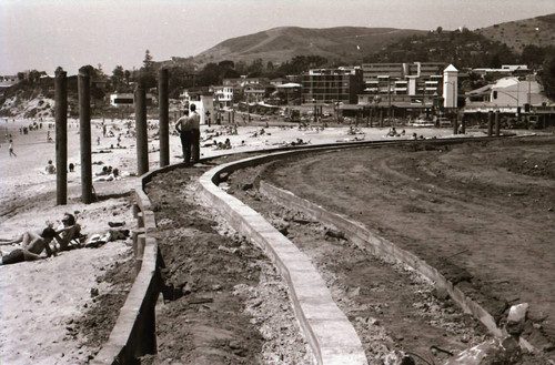 Laguna Beach Boardwalk Construction