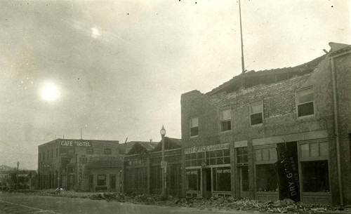 Earthquake damage in Garden Grove, 1933