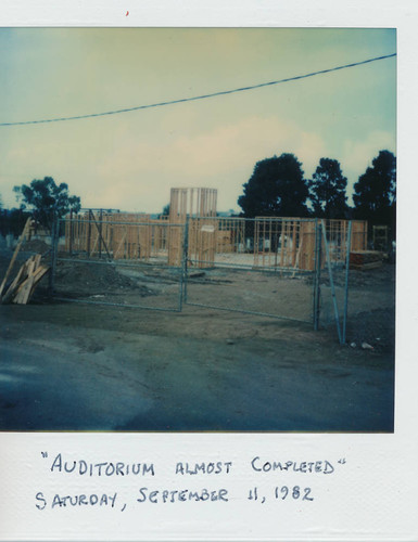 La Sala Auditorium, San Juan Capistrano, almost completed