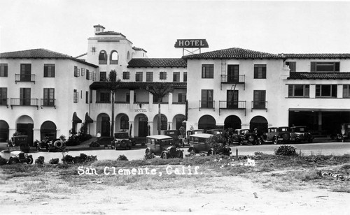 Hotel San Clemente on Highway 101, ca. 1930