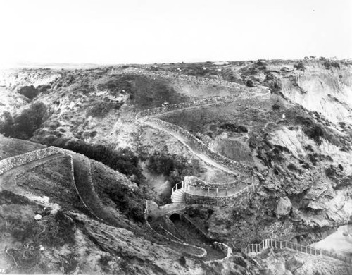 Dana Point, trail Ed Seeman built, ca. 1927