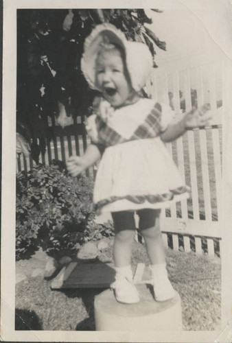 Karen McNeil in Huntington Beach, 1949