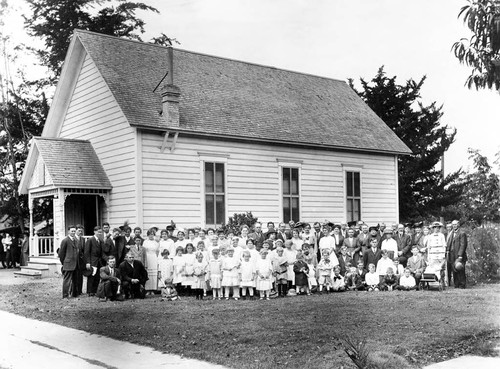 First Advent Christian Church with members