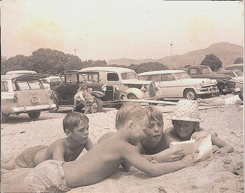 Reading on the Beach