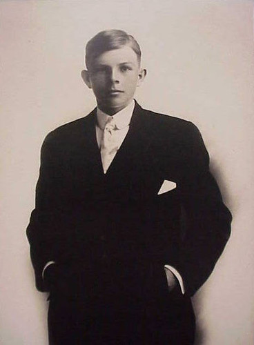 James Harvey Irvine, Jr., as a teenager