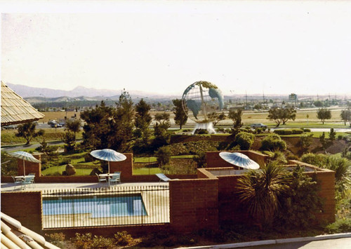 Swimming pool at Hyatt house in Leisure World, 1969