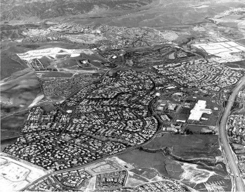 Aerial view of Leisure World, 1977