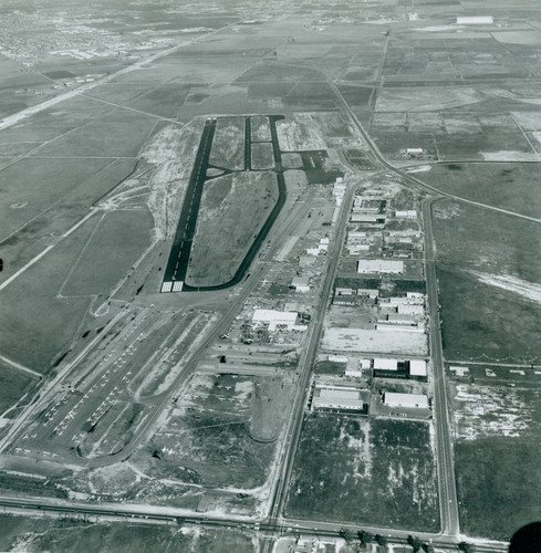 Aerial view of Orange County airport