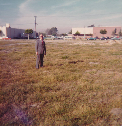 Westminster Library location, before groundbreaking, Westminster, CA