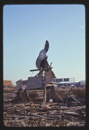 DEC74P6-7: sculpture, freeway signs