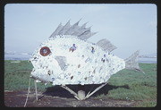 APR80P3-14: scaled fish sculpture