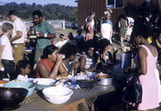 Peoples Temple Members Dining, Redwood Valley, California