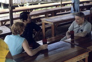 Charles Garry (Peoples Temple Lawyer) with Jim and Marceline Jones, Jonestown, Guyana