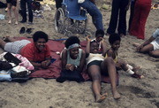 Peoples Temple Members at The Beach, Location Unknown