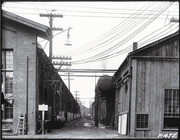 [Southern Pacific Railroad Sacramento Shops complex: view of multiple buildings]