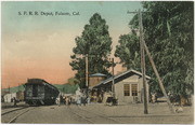 [Southern Pacific Railroad passenger station at Folsom]