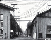 [Southern Pacific Railroad Sacramento Shops complex: view of multiple buildings]