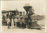 [Southern Pacific Railroad steam locomotive No. 1]