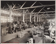 [Southern Pacific Railroad Sacramento Shops complex: interior view of Brass Foundry]