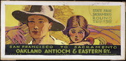 [Preliminary design for Oakland, Antioch & Eastern Railway advertisement]