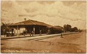 [Southern Pacific Railroad passenger station at Marysville]