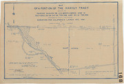 Map of a Portion of the Harvey Tract