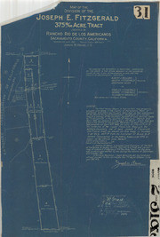 Map of the Division of the Joseph E. Fitzgerald 375 19/100 Acre Tract