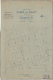 Map of the Town of Galt, Part 2 of 2