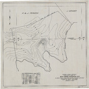 Contour Map of Blue Ravine Reservoir Site