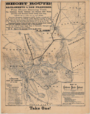 Map of California Pacific Railroad