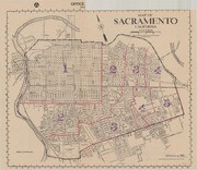 Map of Sacramento, California