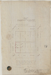 Plat Showing Survey of S. 42 ft. of N 1/2 of Lot 8 in Block N and O, 8th and 9ths Streets in the City of Sacramento, Cal