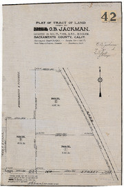 Plat of Tract of Land Owned by O.B. Jackman