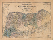 Topographical Map of the Mineral Districts of California: Being the First Map ever published from Actual Survey