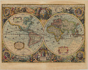 Nova Totius Terrarum Orbis Geographica Ac Hydrographica Tabula (Map of the New World)