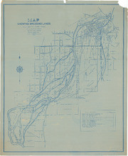 Map Showing Dredging Lands Adjacent to Feather River, Part 2 of 2