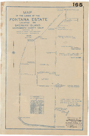 Map of the Lands of the Fontana Estate