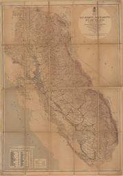 Map of the San Joaquin, Sacramento, and Tulare Valleys