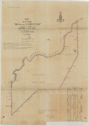 Map of the "Rancho Rio de los Americanos" Finally Confirmed to Joseph L. Sutter