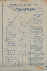 Amended Plat of Lots 23 to 27 INC. and Lots 33 to 58 Inc. of the W.B. Fink Subdivision