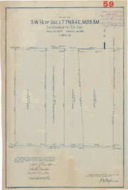 Plat of S.W. 1/4 of Section 1, T7NR4E