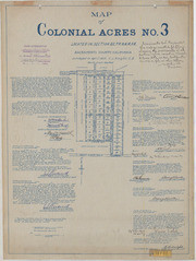 Map of Colonial Acres No. 3