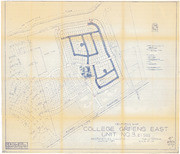 Tentative Map of College Greens East Unit No. 3