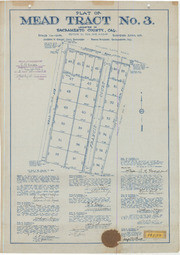 Plat of Mead Tract No. 3