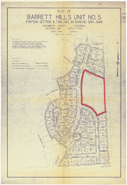 Plat of Barrett Hills Unit No. 5